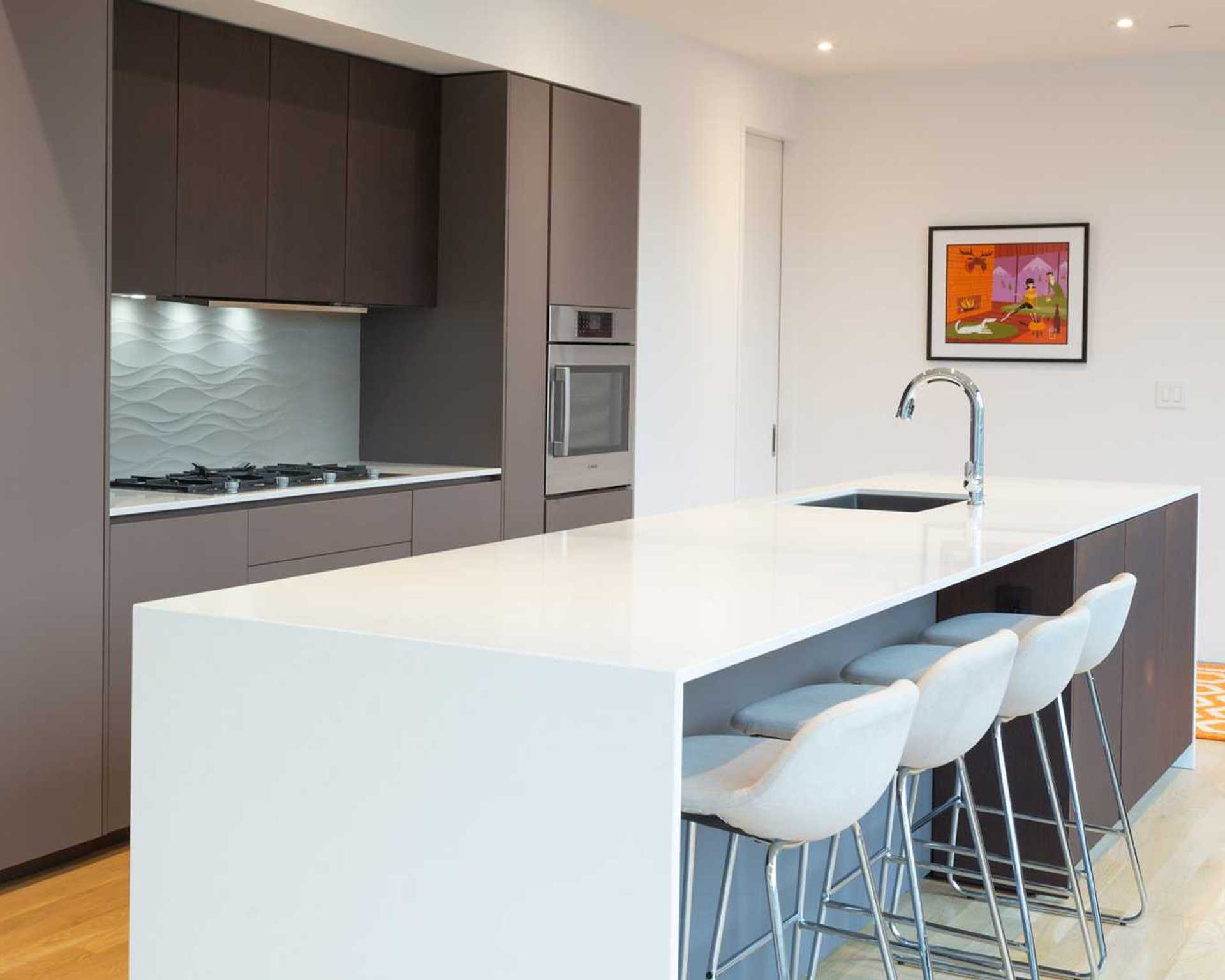 Modern kitchen renovation in historic Over the Rhine home