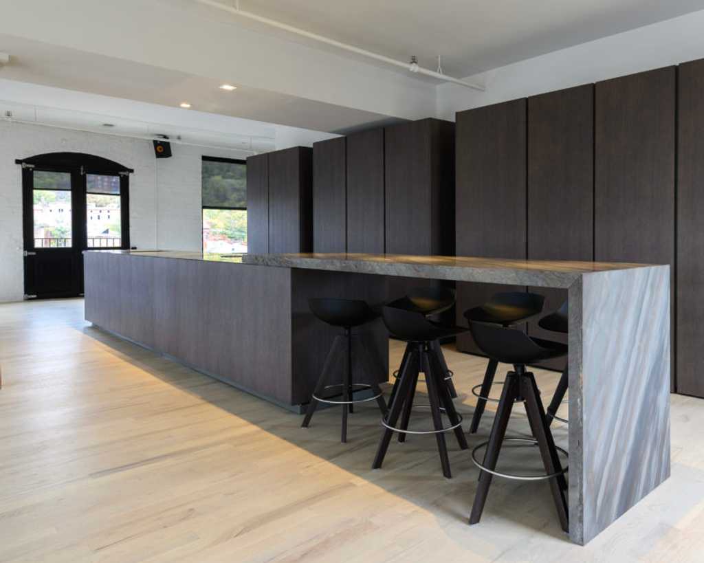 Modern Kitchen remodel in a historic loft in Cincinnati