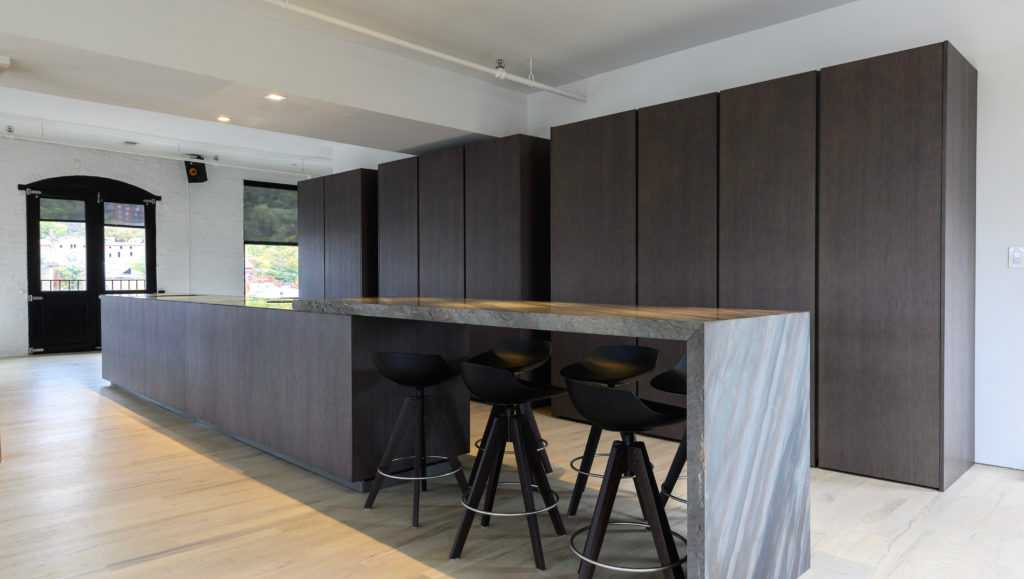 Modern Kitchen remodel in a historic loft in Cincinnati