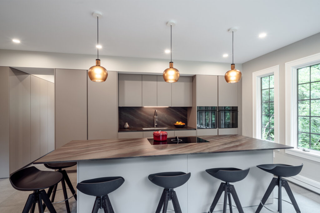 Greys and off-white timeless colored cincinnati kitchen