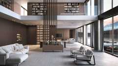 Bright Natural Light Open Concept Living Room - NOLI Modern
