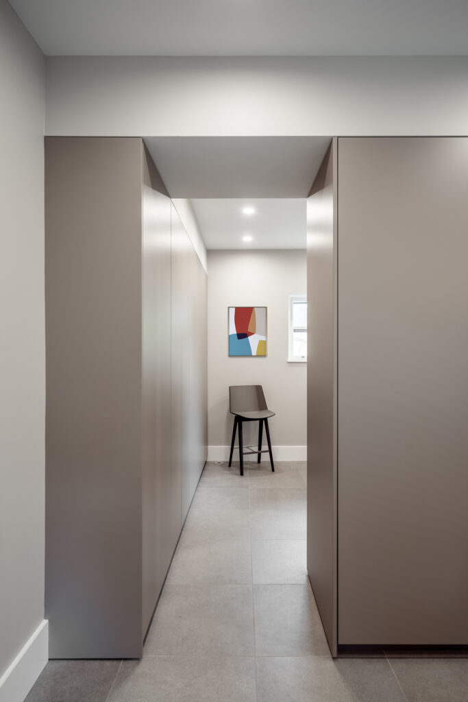 stylish butlers pantry in a modern kitchen renovation by NOLI