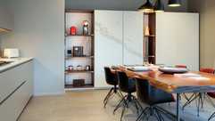 Cabinets with Sintered Stone in Cincinnati Kitchen